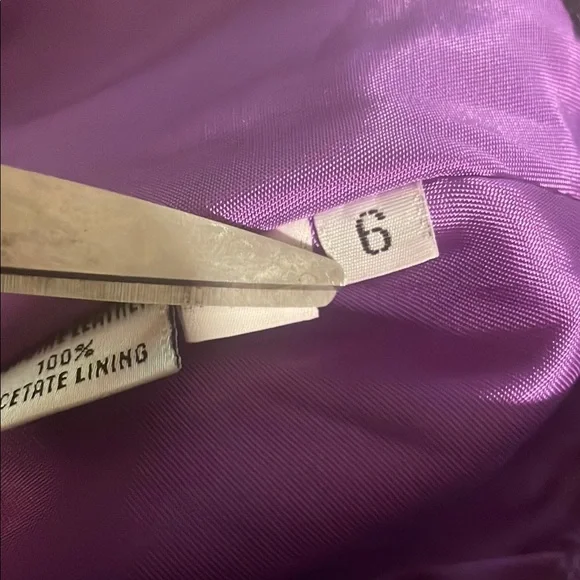 American Vintage Vibrant Purple Pencil Skirt - Picture 5 of 6